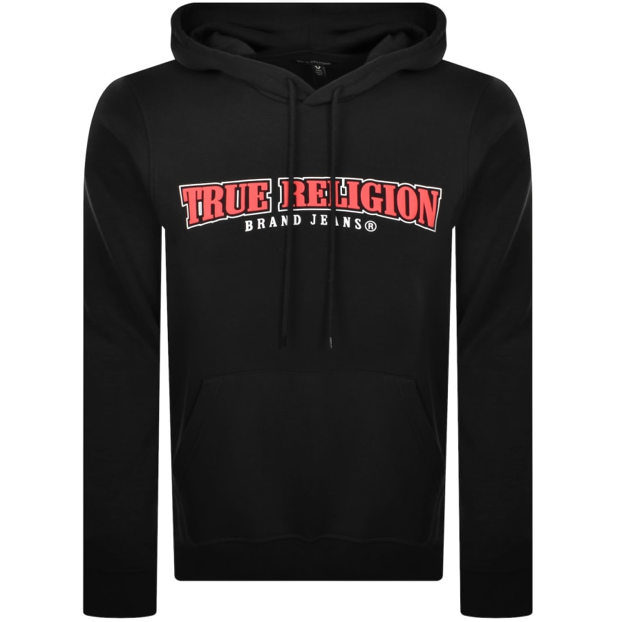 【TRUE RELIGION】 R. Point Hoodie Black True Religion Arch Logo Hoodie Black | Mainline Menswear